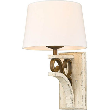 Golden Lighting 1832-1W BC-CDW 1 Light Wall Sconce - Crescent Harbor