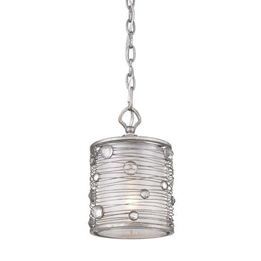 Golden Lighting 1993-M1L PS Joia Mini Pendant - Crescent Harbor