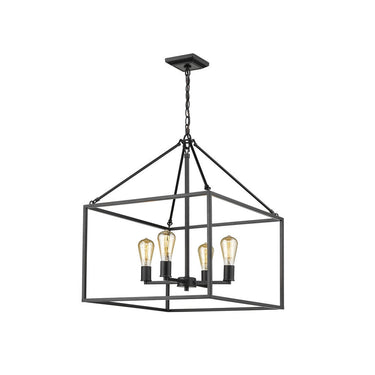 Golden Lighting 2072-4 Wesson 4 Light Chandelier - Crescent Harbor
