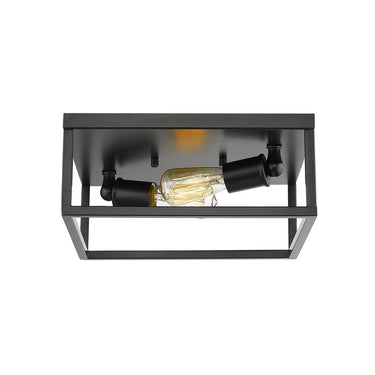 Golden Lighting 2072-FM Wesson Flush Mount - Crescent Harbor