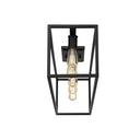 Golden Lighting 2072-FM41 BLK Wesson Flush Mount - 41" in Matte Black - Crescent Harbor