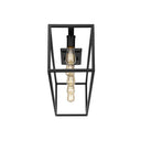 Golden Lighting 2072-FM41 BLK Wesson Flush Mount - 41" in Matte Black - Crescent Harbor