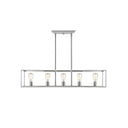 Golden Lighting 2072-LP Wesson 5 Light Linear Pendant - Crescent Harbor