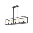 Golden Lighting 2072-LP Wesson 5 Light Linear Pendant - Crescent Harbor