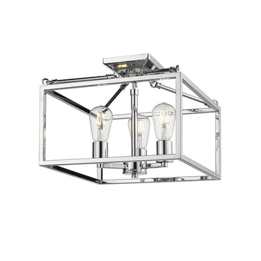 Golden Lighting 2072-SF Wesson Semi-Flush - Crescent Harbor