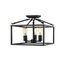 Golden Lighting 2072-SF Wesson Semi-Flush - Crescent Harbor