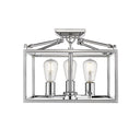 Golden Lighting 2072-SF Wesson Semi-Flush - Crescent Harbor