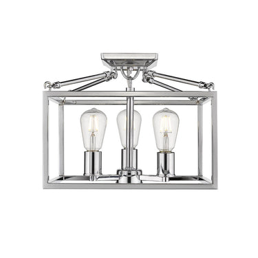 Golden Lighting 2072-SF Wesson Semi-Flush - Crescent Harbor