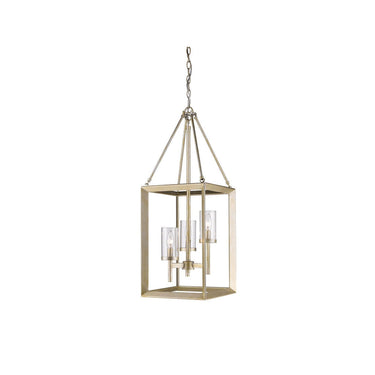 Golden Lighting 2073-3P CLR Smyth 3 Light Pendant - Crescent Harbor