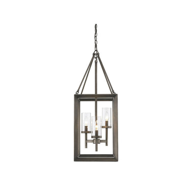 Golden Lighting 2073-3P CLR Smyth 3 Light Pendant - Crescent Harbor
