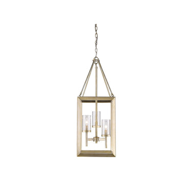 Golden Lighting 2073-3P CLR Smyth 3 Light Pendant - Crescent Harbor