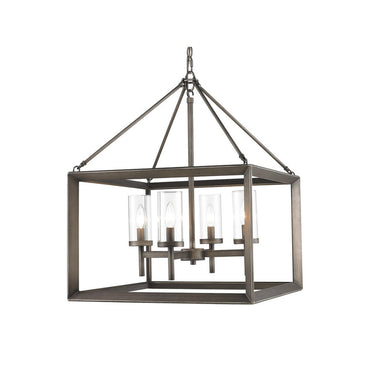 Golden Lighting 2073-4 Smyth 4 Light Chandelier - Crescent Harbor