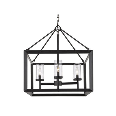 Golden Lighting 2073-4 Smyth 4 Light Chandelier - Crescent Harbor