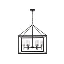 Golden Lighting 2073-6-CLR Smyth 6 Light Chandelier in Clear Glass - Crescent Harbor