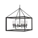 Golden Lighting 2073-6-CLR Smyth 6 Light Chandelier in Clear Glass - Crescent Harbor