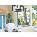 Golden Lighting 2073-6-CLR Smyth 6 Light Chandelier in Clear Glass - Crescent Harbor