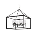 Golden Lighting 2073-6-CLR Smyth 6 Light Chandelier in Clear Glass - Crescent Harbor