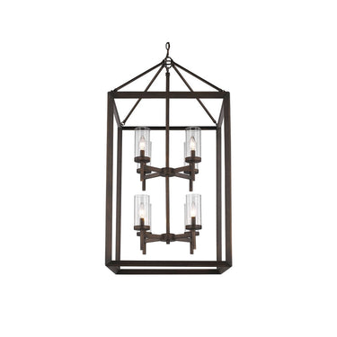 Golden Lighting 2073-8P GMT Smyth 8 Light Pendant - Crescent Harbor