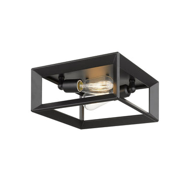 Golden Lighting 2073-FM Smyth Flush Mount - Crescent Harbor