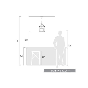 Golden Lighting 2073-M3-CLR Smyth Mini Chandelier (Gunmetal Bronze & Clear Glass) in Clear Glass - Crescent Harbor