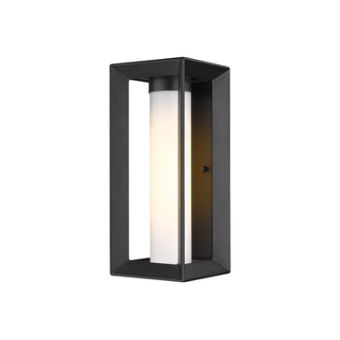 Golden Lighting 2073-OWM Smyth Outdoor Medium Wall Sconce - Crescent Harbor