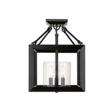 Golden Lighting 2073-SF GMT Smyth Semi-Flush - Crescent Harbor