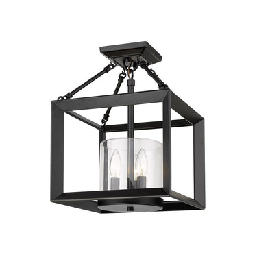 Golden Lighting 2073-SF GMT Smyth Semi-Flush - Crescent Harbor