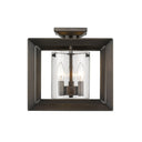 Golden Lighting 2073-SF12 Smyth Semi-Flush - Crescent Harbor