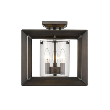 Golden Lighting 2073-SF12 Smyth Semi-Flush - Crescent Harbor