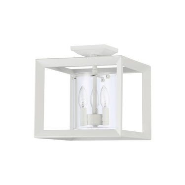 Golden Lighting 2073-SF12 Smyth Semi-Flush - Crescent Harbor