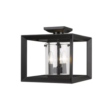 Golden Lighting 2073-SF12 Smyth Semi-Flush - Crescent Harbor