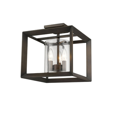Golden Lighting 2073-SF12 Smyth Semi-Flush - Crescent Harbor