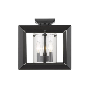 Golden Lighting 2073-SF12 Smyth Semi-Flush - Crescent Harbor