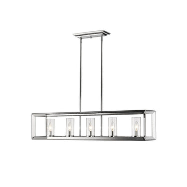 Golden Lighting 2074-LP CH Smyth 5 Light Linear Pendant - Crescent Harbor