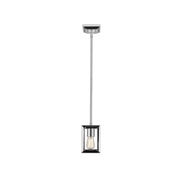 Golden Lighting 2074-M1L CH Smyth Mini Pendant - Crescent Harbor