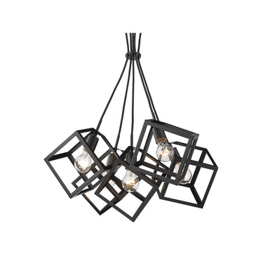 Golden Lighting 2086-5P Cassio 5 Light Pendant - Crescent Harbor