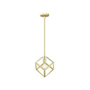 Golden Lighting 2086-M1L OG Cassio Mini Pendant in Olympic Gold - Crescent Harbor
