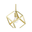 Golden Lighting 2086-M1L OG Cassio Mini Pendant in Olympic Gold - Crescent Harbor