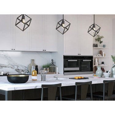 Golden Lighting 2086-M1L OG Cassio Mini Pendant in Olympic Gold - Crescent Harbor