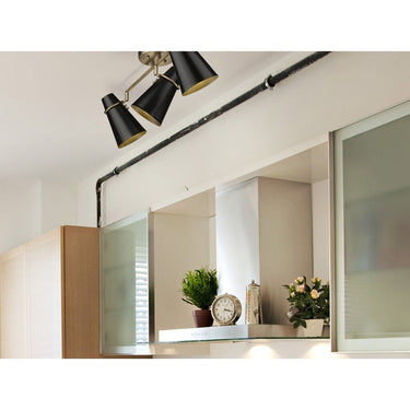 Golden Lighting 2122-3SF Reeva 3 Light Semi-Flush - Crescent Harbor
