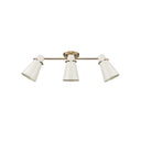 Golden Lighting 2122-3SF Reeva 3 Light Semi-Flush - Crescent Harbor