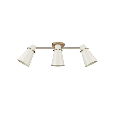 Golden Lighting 2122-3SF Reeva 3 Light Semi-Flush - Crescent Harbor