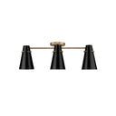 Golden Lighting 2122-3SF Reeva 3 Light Semi-Flush - Crescent Harbor