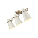 Golden Lighting 2122-3SF Reeva 3 Light Semi-Flush - Crescent Harbor
