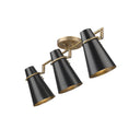 Golden Lighting 2122-3SF Reeva 3 Light Semi-Flush - Crescent Harbor