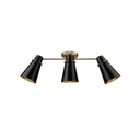 Golden Lighting 2122-3SF Reeva 3 Light Semi-Flush - Crescent Harbor