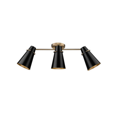 Golden Lighting 2122-3SF Reeva 3 Light Semi-Flush - Crescent Harbor