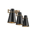 Golden Lighting 2122-3SF Reeva 3 Light Semi-Flush - Crescent Harbor