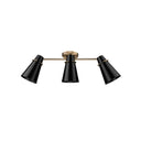 Golden Lighting 2122-3SF Reeva 3 Light Semi-Flush - Crescent Harbor