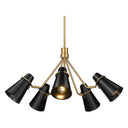 Golden Lighting 2122-5 5 Light Chandelier - Crescent Harbor